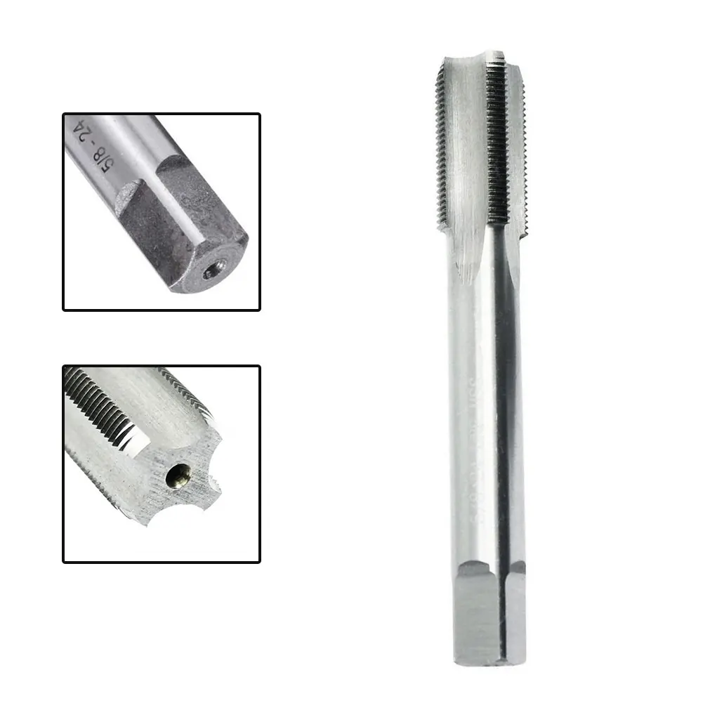 

High-speed Steel Thread Tap 5/8-24 HSS Alloy Steel And Cast Iron Male And Female Threads 5/8-24 Left-hand Thread