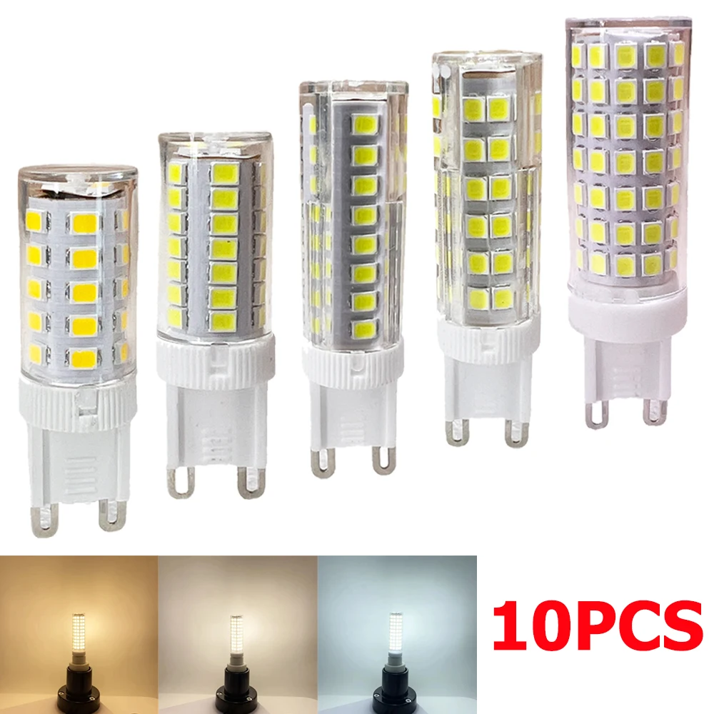 10 / 20 светодиодных лампочек 7W 9W 12W 15W 18W AC220V G9 Smd2835 Тепло холодно - белый 360 °