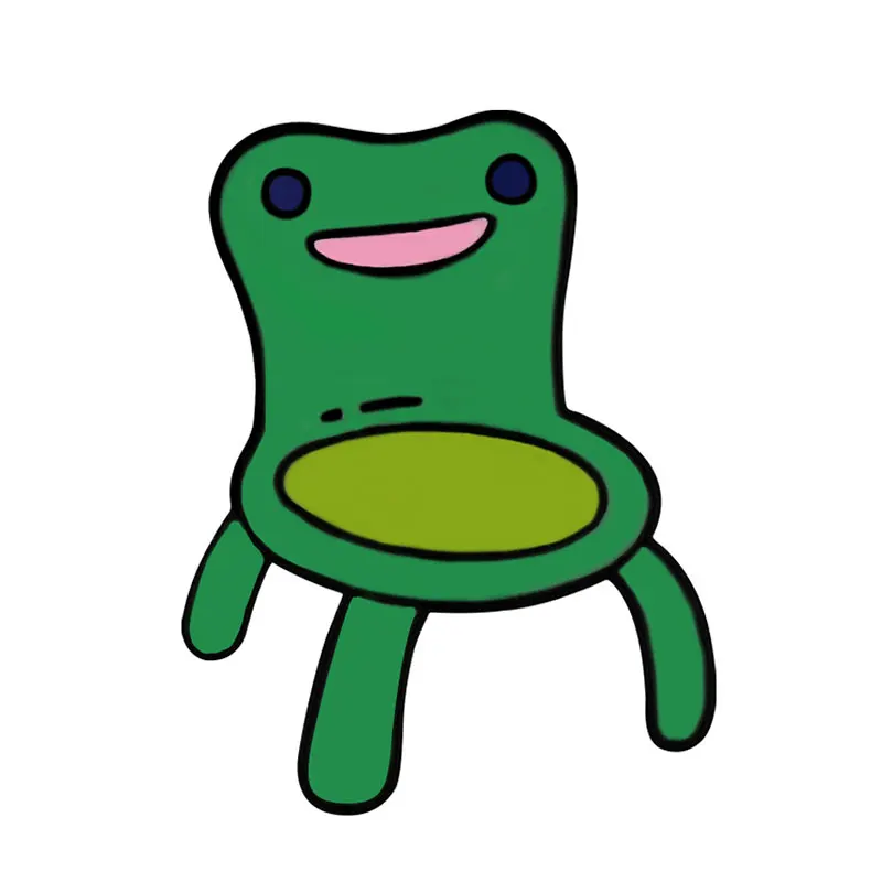 

Frog Chairs Brooches Lapel Badges Cartoon Funny Animals Enamel Pins Denim Lapel Bag Metal Badge Froggy Jewelry for Kids Friends