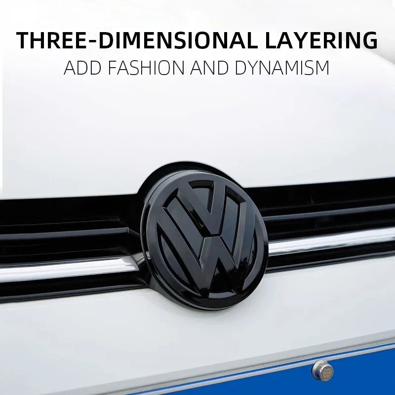 Хромированная эмблема передней решетки радиатора автомобиля 138 мм значок задней