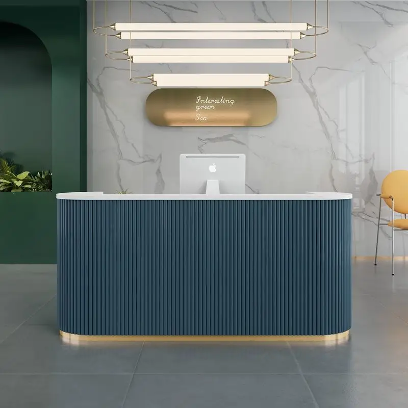 

Clothing Store Curved Cash RegisteR Beauty Salon Bar Counter Nordic Light Arons Reception Desk Studio Front Desklucite
