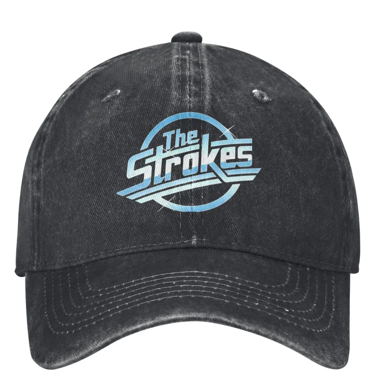 Джинсовая бейсболка The Strokes с логотипом группы Kpop Rock Hip Hop Dad Hats Весенние женские