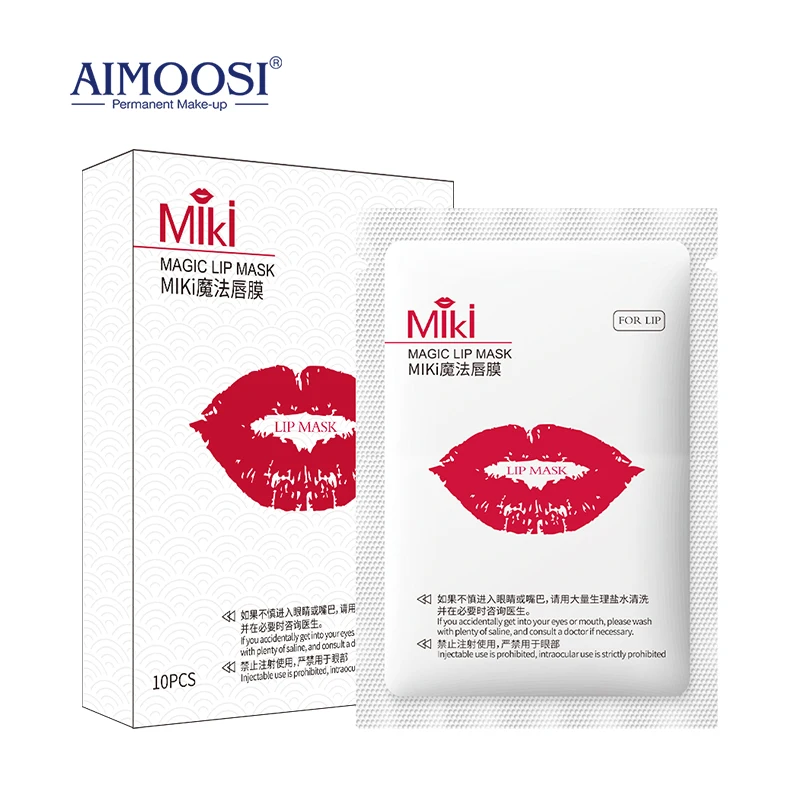 

AIMOOSI Mantuola 10Pcs/Box Relieve Pain Lips Paste Mask For Semi Permanent Tattoo Body Art Makeup Supplies Tattoo Accessories