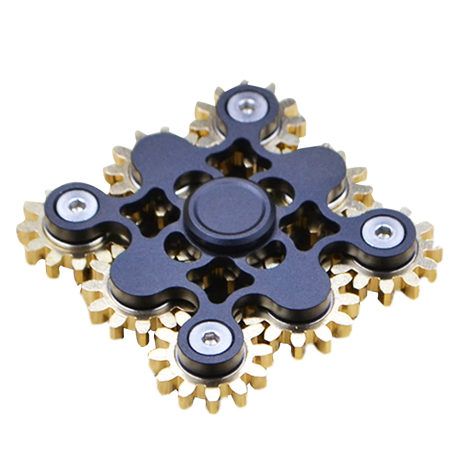

Brass Gyro Spinner Adult Antistress Hand Spinner Nine Teeth Linkage Metal Spinner Focus Toys Stress Relief For Kids Adults