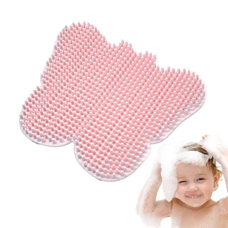 

Silicone Shower Brush Body Scrubber Shower Exfoliating Scrub Sponge Body Wash Scrubber Skin Cleaner Pad Bathroom Accessories