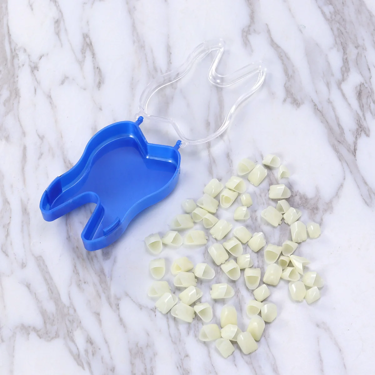 

1 Small Box Temporary Crown Front Teeth Baked Porcelain Anterior Teeth Material (Box for Random Color)