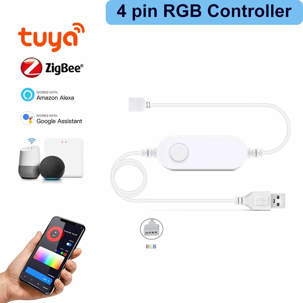 

Zigbee-Mini-USB RGB контроллер для светодиодной ленты