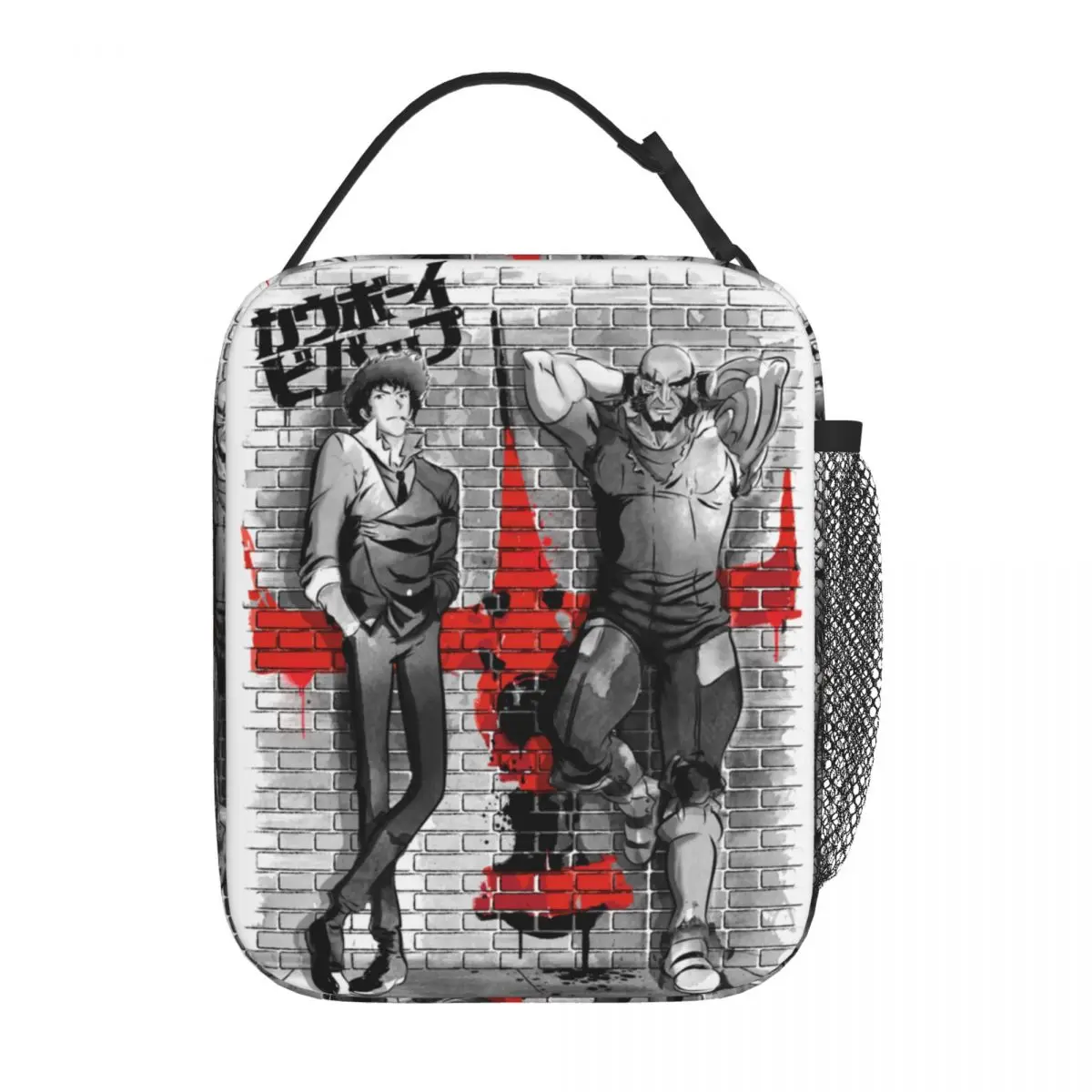 

Cowboy Bebop Space Bounty Hunter Thermal Insulated Lunch Bags School Portable Lunch Container Thermal Cooler Lunch Box