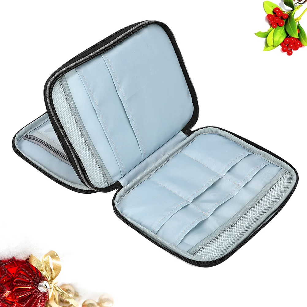 

Crochet Needle Hook Knitting Storage Case Organizer Holder Sweater Zipper Portable Wire Circular Tube Tote Pouch Empty Carrying