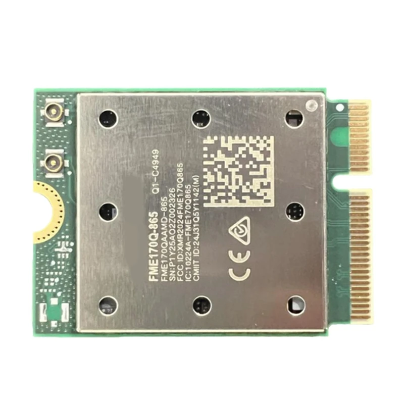Фото Беспроводная сетевая карта WiFi7 QCNCM865 Bluetooth 5.4, трехдиапазонная 2.4G/5G/6ГГц, 5800M, M.2 NGFF, беспроводной сетевой адаптер-A31R №3