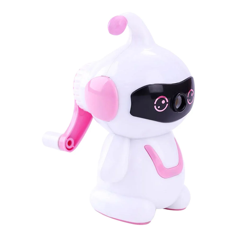 

Sharpener School Cartoon Robot Manual Sharpeners Student Kids Handsharpening Machinecrank Heldeyebrow Figurine Artist Browmakeup