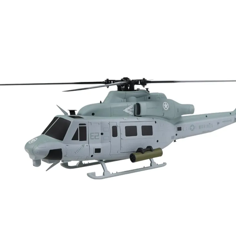 GOOSKY E2 RC Вертолет 1:35 UH-1Y Масштаб 2,4G 6CH Двойной бесщеточный двигатель с прямым приводом BNF  RTF с системой управления полетом GTS (art.: 3920cffba55a2) - 3920cffba55a2