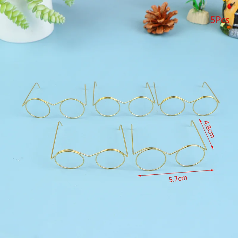 5/10 шт. круглая оправа без линз в стиле ретро крутая очки для Кул 9/25/30 см имитация