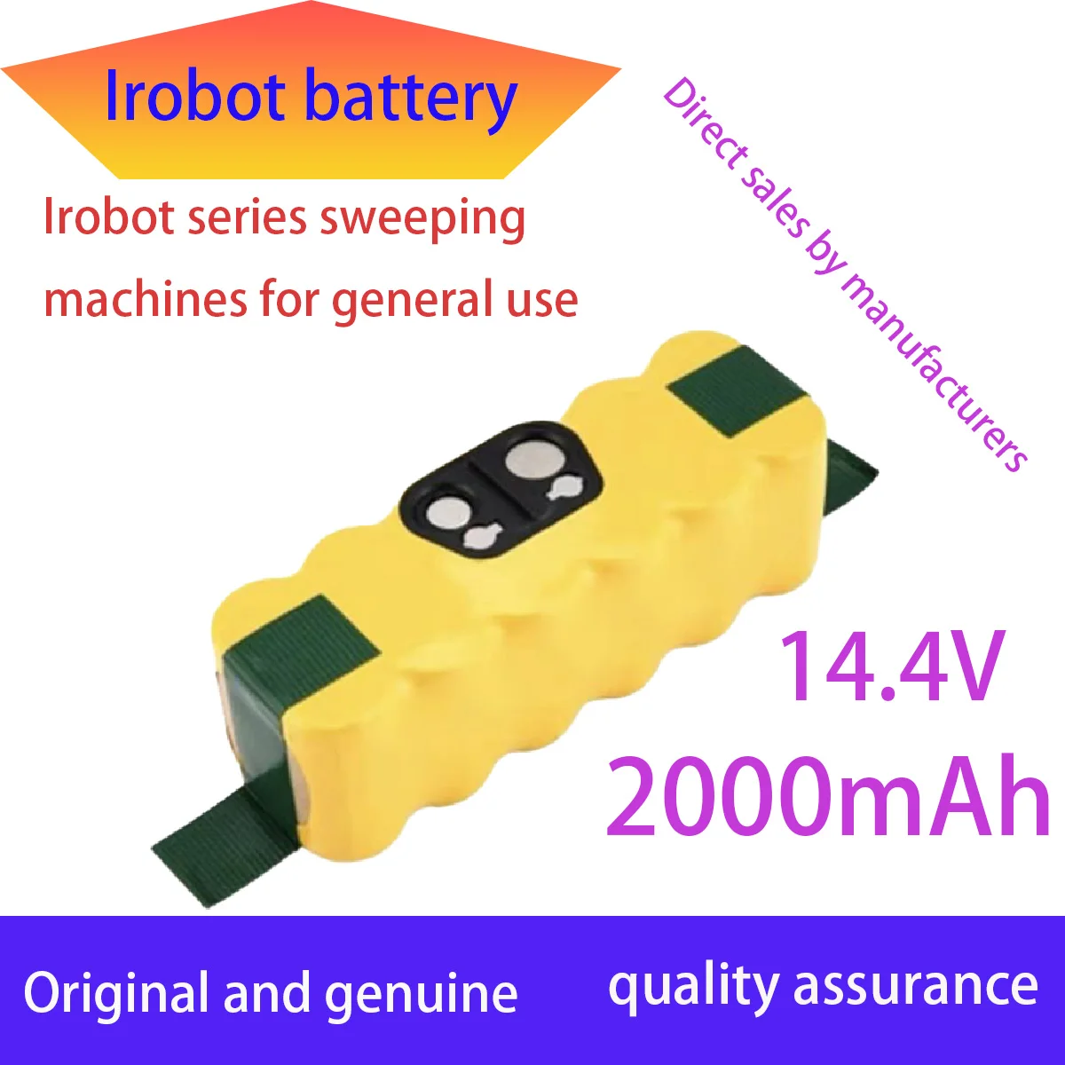 

IRobot 14.4V 2000mAh Universal Sweeper Battery, Universal iRobot 770 860 620 780 880 870