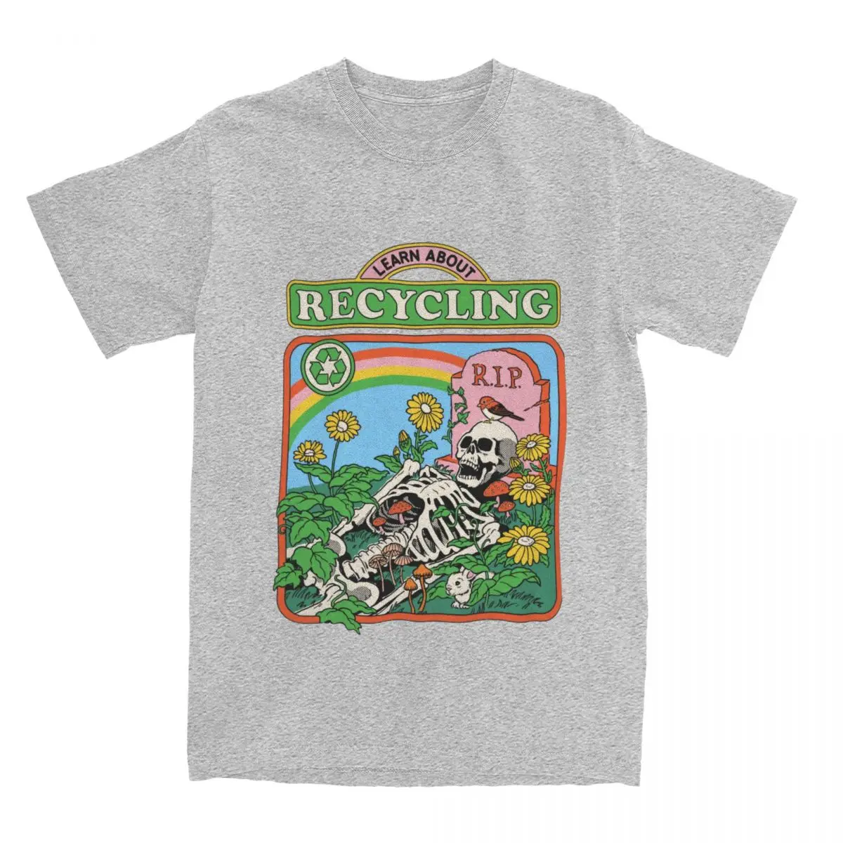 

Смешные рубашки с изображением черепа из углеродного круга жизни, креативная футболка Merch из 100% хлопка с коротким рукавом, ностальгия, черный юмор, художественная футболка