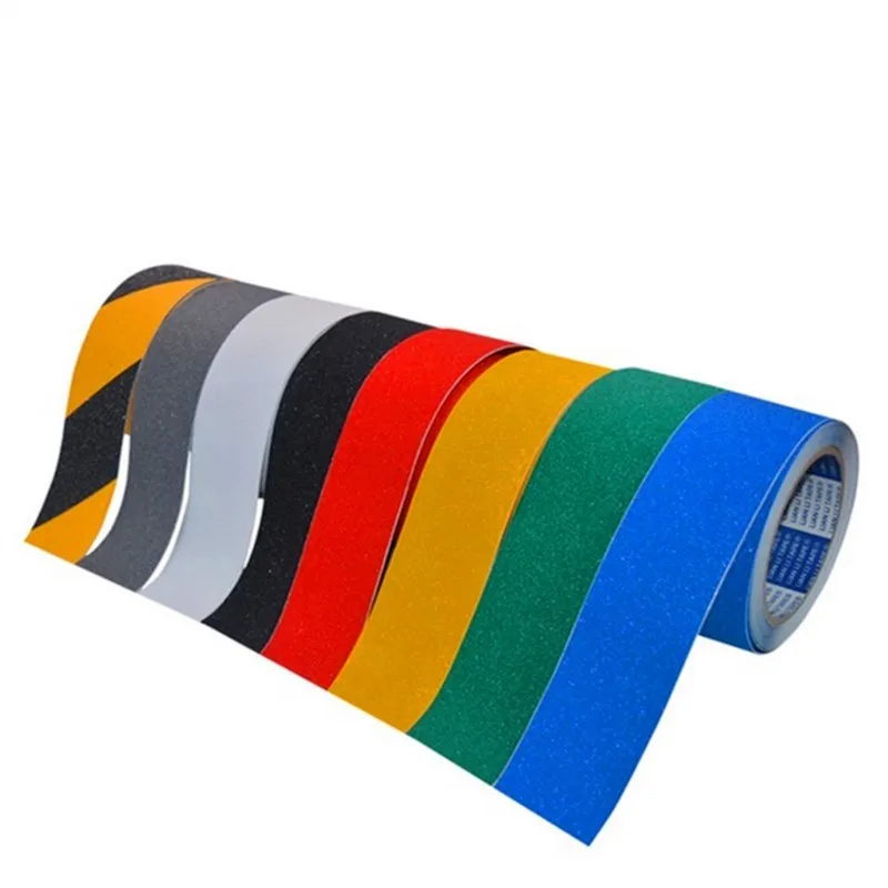 

1 Volume 5M Length 50mm Wide Anti-slip Liners Grinding Sand Table Staircase Lodging Prevention Colorful