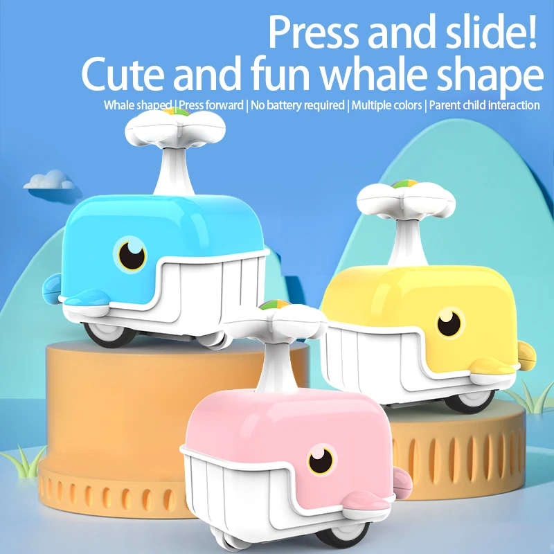 Мультяшная Забавная Инерционная Раздвижная Игрушка-автомобиль С Откатным