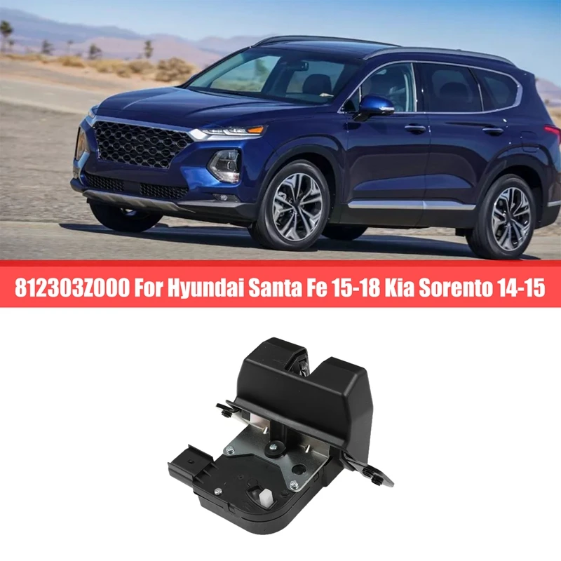

812303Z000 Rear Trunk Lock Actuator Tailgate Lock Machine Part Auto For Hyundai Santa Fe 15-18 Kia Sorento 14-15