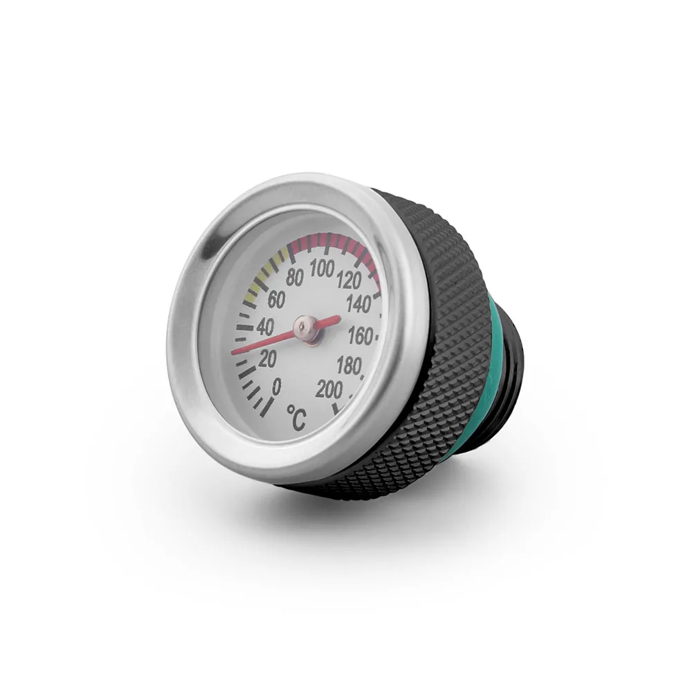 

Крышки топливного бака мотоцикла с датчиком температуры масла 0-200 ℃ Указатели Циферблатный измеритель M20 x 1,5 Черный/Серебристый Датчик BX103073