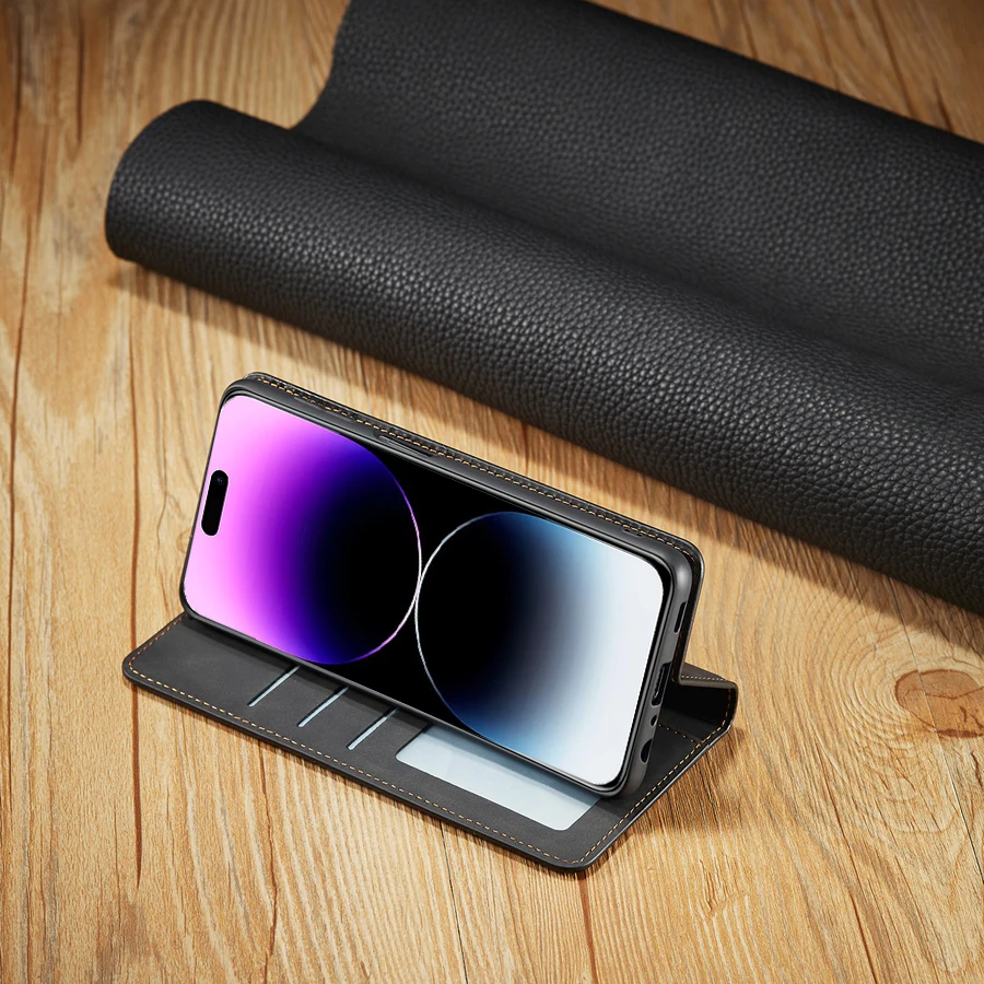Wallet Flip Leather Case For iPhone 14 Pro Max SE 2022 13 Pro Max 12 Pro Max 11 Pro Max X XR XS Max 8 7 Plus 6 6S Plus 5 5S SE