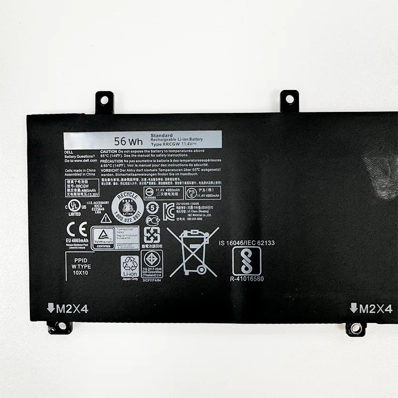 Аккумулятор для ноутбука 4GVGH RRCGW DELL Precision 5510 XPS 15 9550 серии 1P6KD T453X