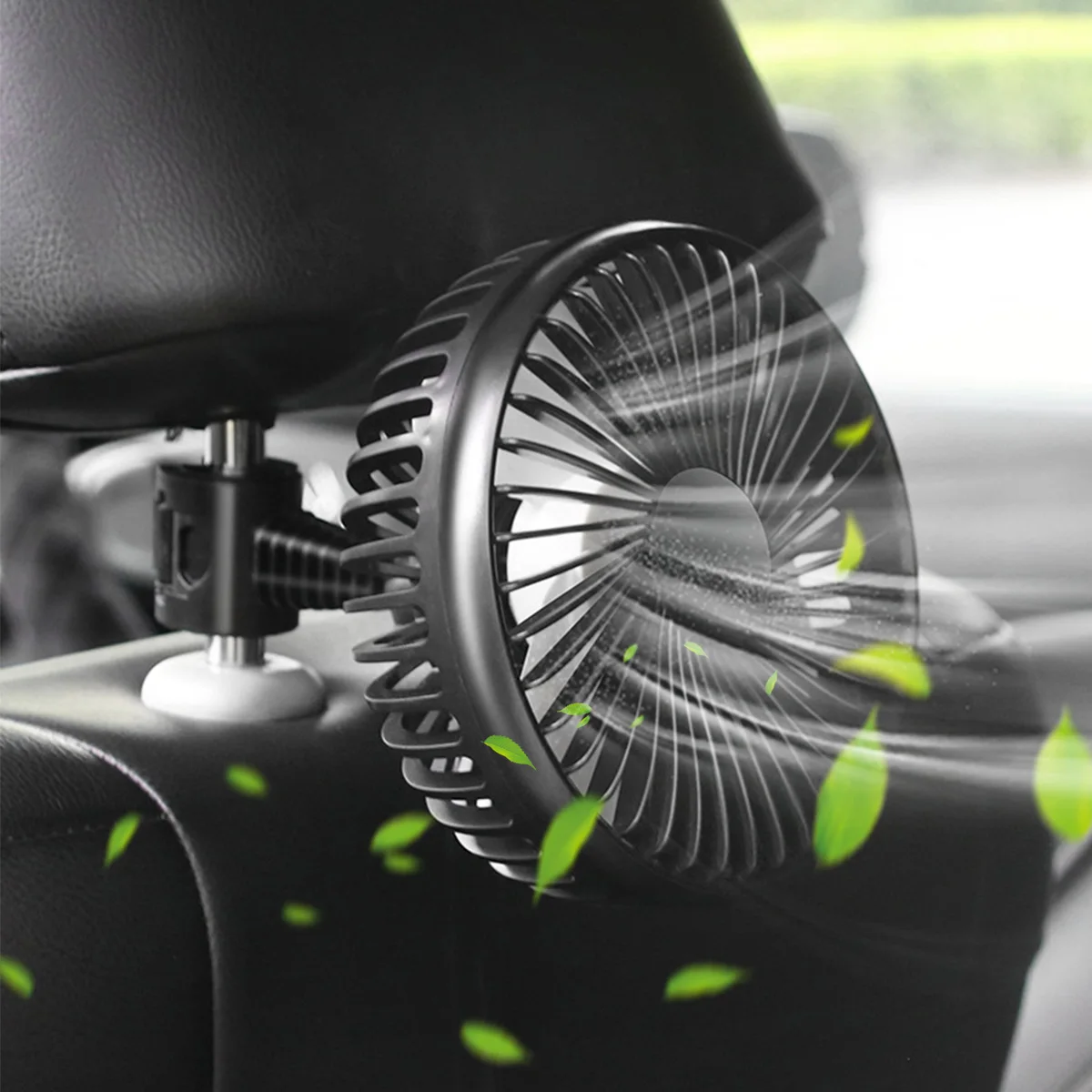

Car Fans 3 Speeds Car Cooling Fan Rotatable Low Noise Car Dashboard Cooling Air Fan with Suction Cup for 12/24V Cars Vehicles