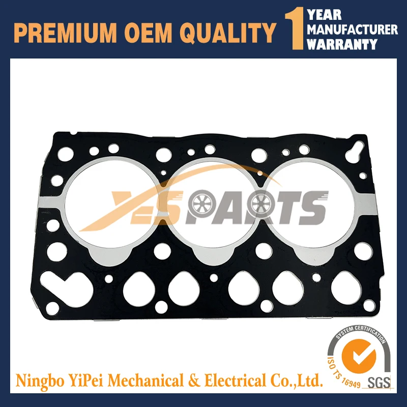 

Cylinder Head Gasket 8-97043-933-2 For Isuzu 3LB1 Forklift Excavator (Metal)