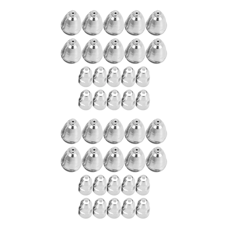 

Воздушная плазменная насадка P80 1,1 мм, расходные материалы для плазменной резки, сопло электроды для резки с ЧПУ, 40 шт.