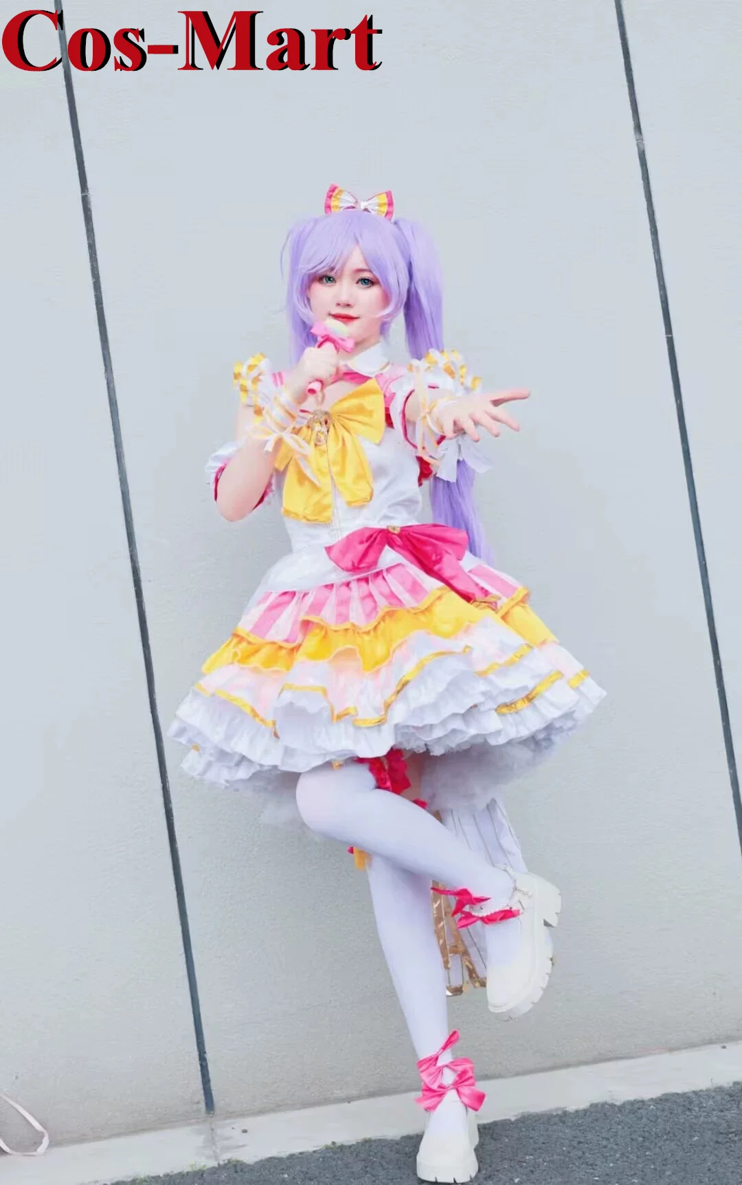 Cos-Mart Puripara Manaka Laala Косплей Костюм Великолепная Элегантная Боевая Униформа