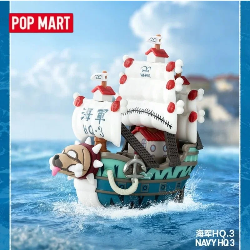 Фото Оригинальная коллекционная фигурка POP MART × Navigation King Grand Line Series: модель автомобиля в слепой коробке, аниме-фигурка, сувенир, подарок, игрушка-сюрприз №3