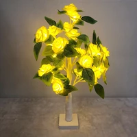 led tree light table lamp curtins for livingroom room decor aesthetic garland home ornaments holiday decorative fairy
