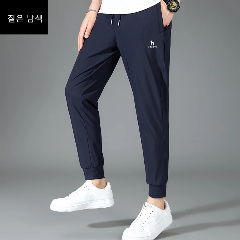 Golf Pants Men's Summer Ice Silk High Elastic Ultra-thin Casual Trousers Quick-drying Running Golf Wear Sweatpants Plus Size 5XL