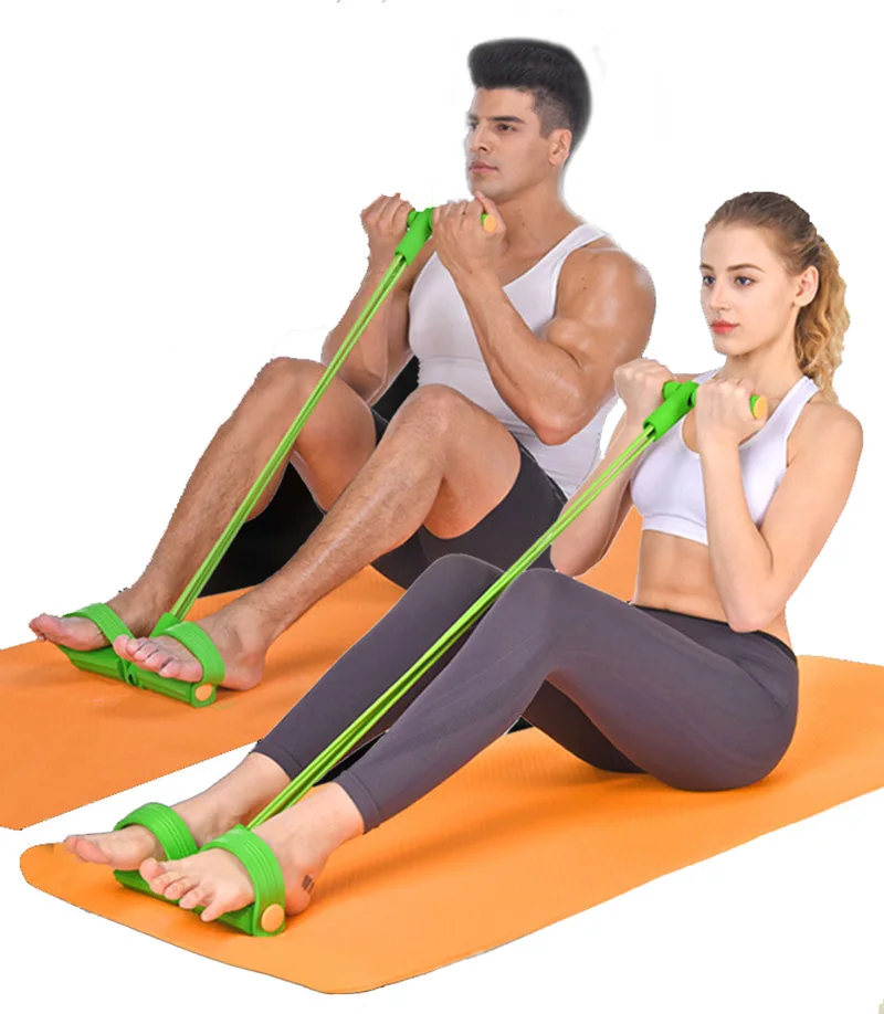 

Elastic Pull Rope Expander Indoor Weight Loss Fitness Trainer Home Sport Exerciser Elastic Bands For Yoga Fitness Equipment