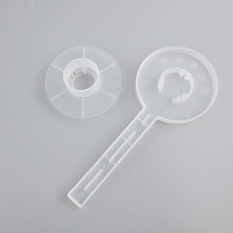 

Round Bees Drinking Feeder Plastic White Feeders Bee Water Beekeeping Tools
