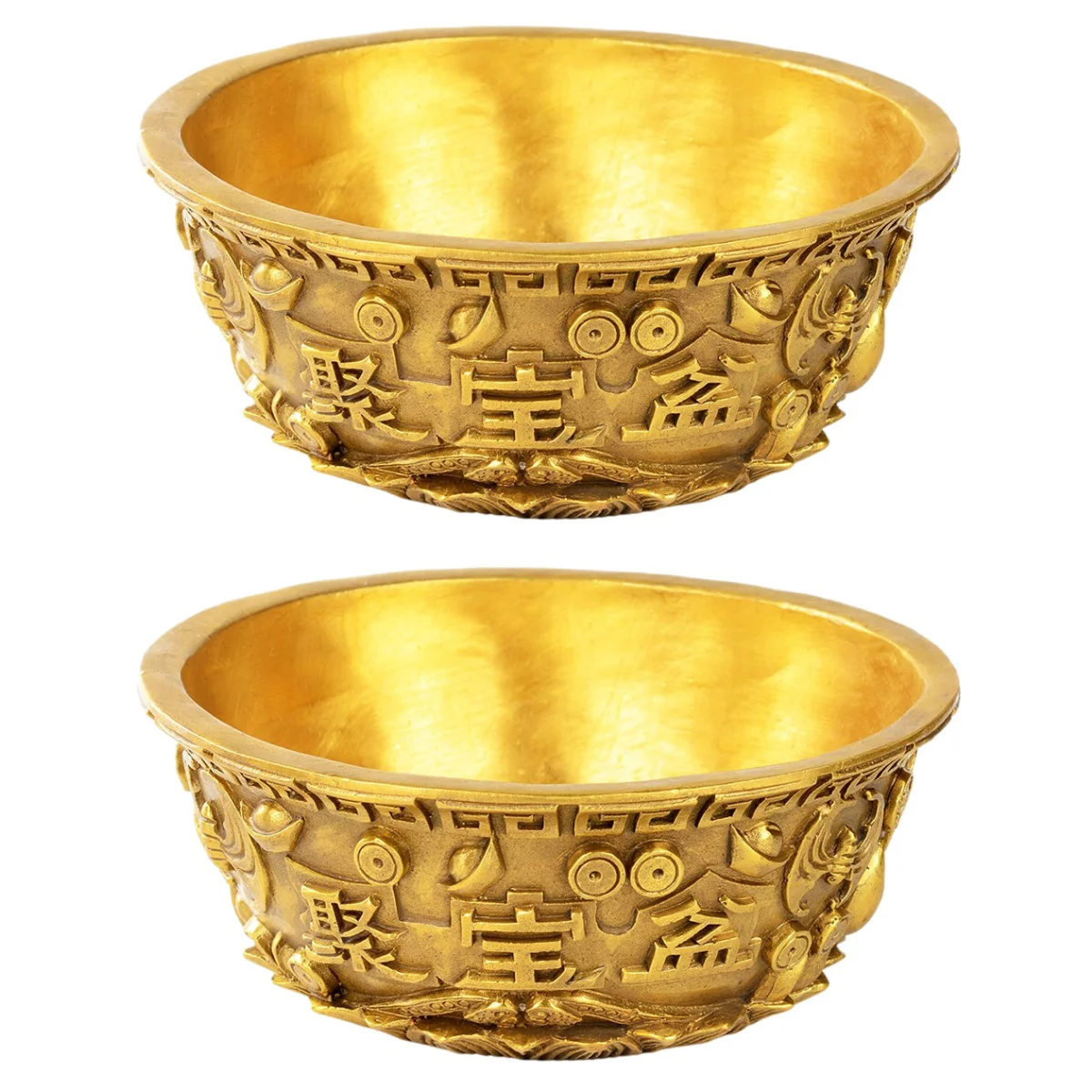 

Bowlcopperdecoration Bowls Tibetan Brassfestival Gift Wealth Holderfigurine Basin Decorations Catcher Burner Decorative
