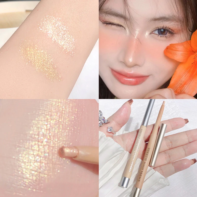 

Pearlescent Lying Silkworm Pen Highlighter Pen Brightening Eyeliner Shiny Eyeshadow Stick Natural Charming Beauty Makeup