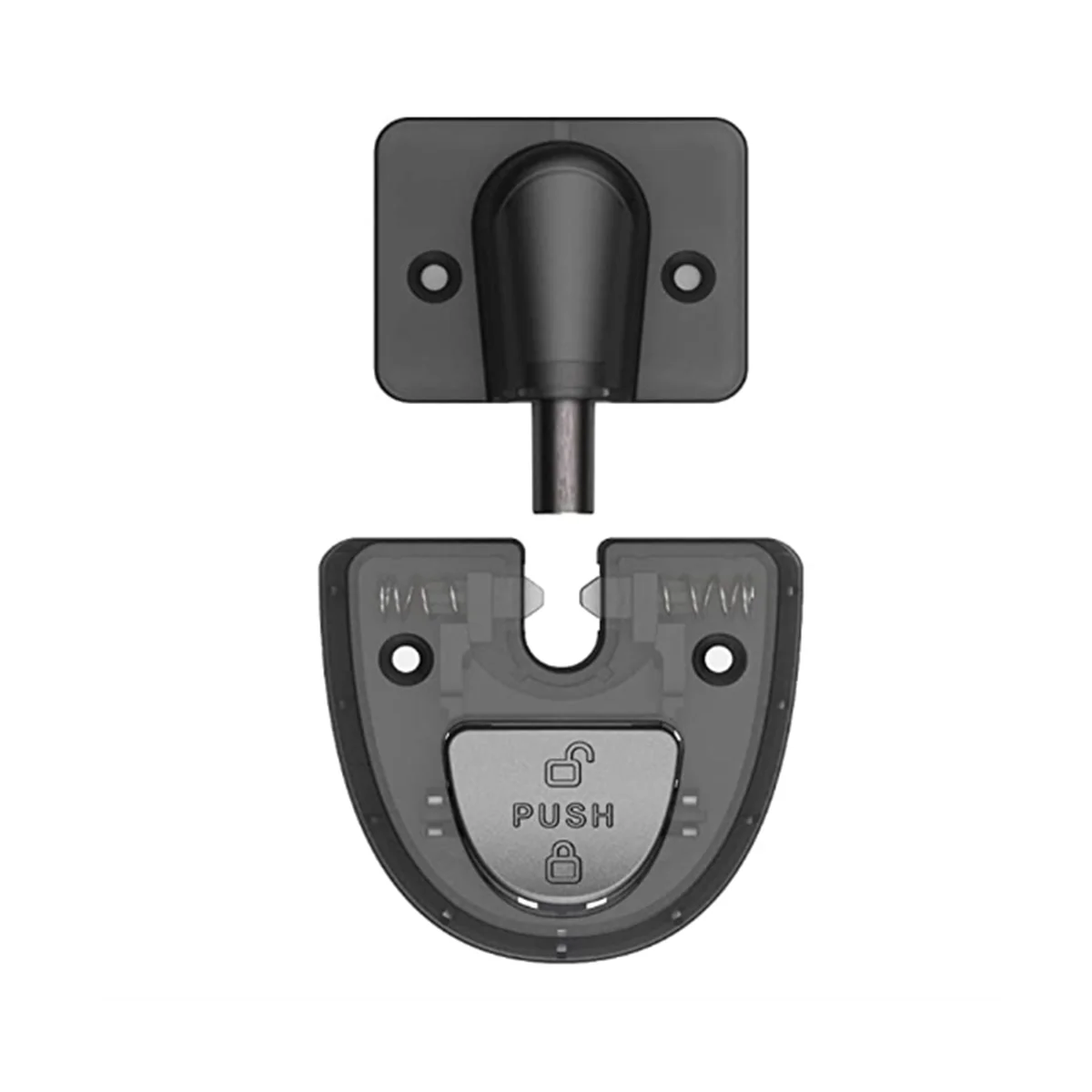 

Door Stopper, Soundless Floor Door Stop, Door Holder to Keep Door Open, Windproof Mechanical Doorstop for Bottom,C