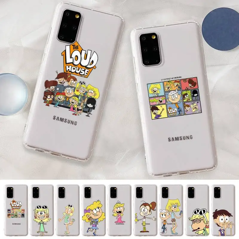 

The Cartoon Loud House Phone Case For Samsung A 10 20 30 50s 70 51 52 71 4g 12 31 21 31 S 20 21 plus Ultra