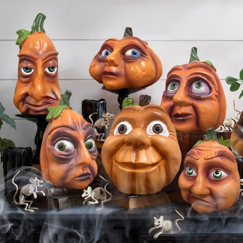 

2023 Halloween pum pkin Outdoor Decoration Ghost Party Yard Decoration pum pkin Head Courtyard Decoration -------- Kitchen