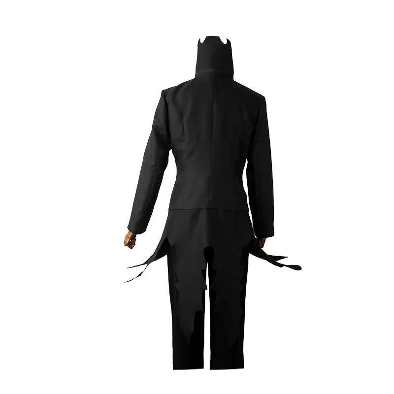 Аниме DANDADAN Кен Такакура Косплей Костюм для взрослых Унисекс Черное пальто Брюки