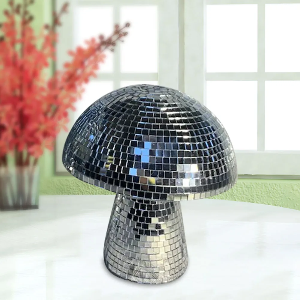 

Диско-шар в форме гриба, зеркальные кристаллы, украшение для сада, уличный исцеляющий богемный декор, украшение для комнаты, свадьбы, украше...