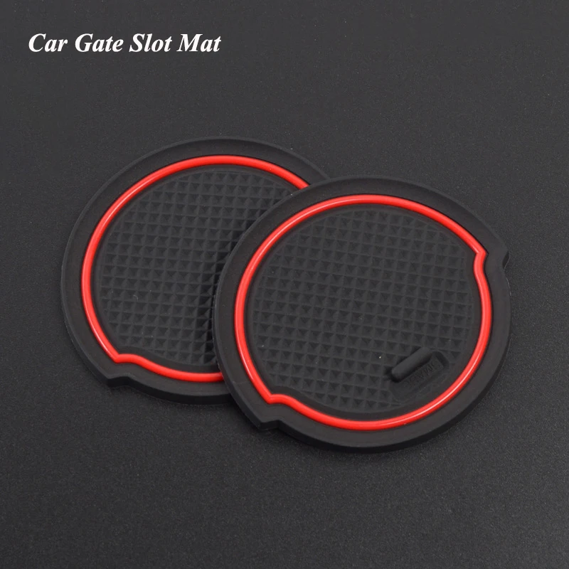 

Anti-Slip Gate Slot Mat Rubber Coaster For Audi Q3 2019 Non-Slip Door Groove Pad Car Interior Accessories