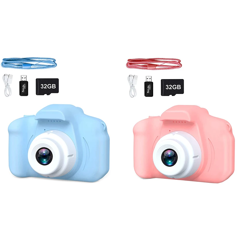 

Selfie Kids Camera,Toddler Best Birthday Gifts Dual Camera For Kids Age 3-10,With 32GB SD Card, Christmas Toy