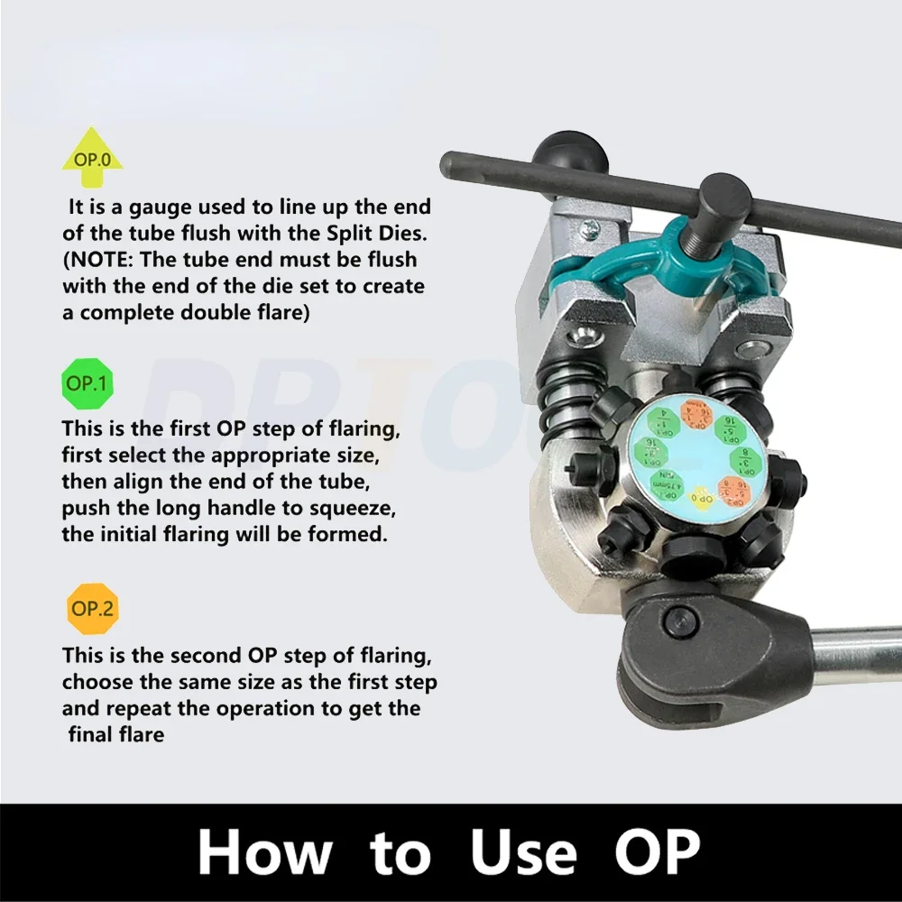 Профессиональный набор инструментов для развальцовки тормозной магистрали 45