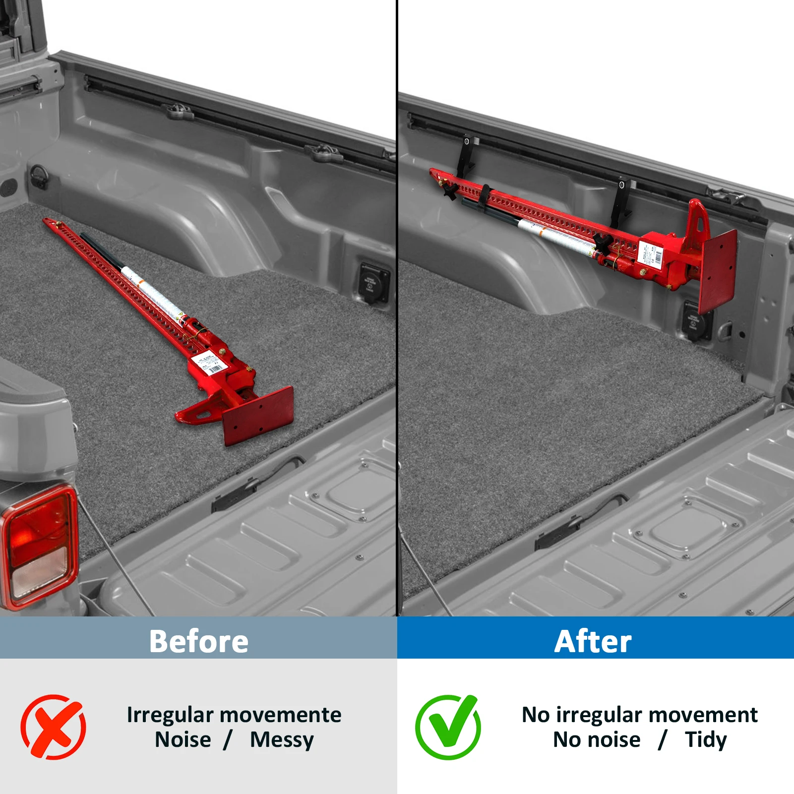 Для Jeep Gladiator JT 2020-2024 внедорожная задняя кровать с высоким подъемником монтажный