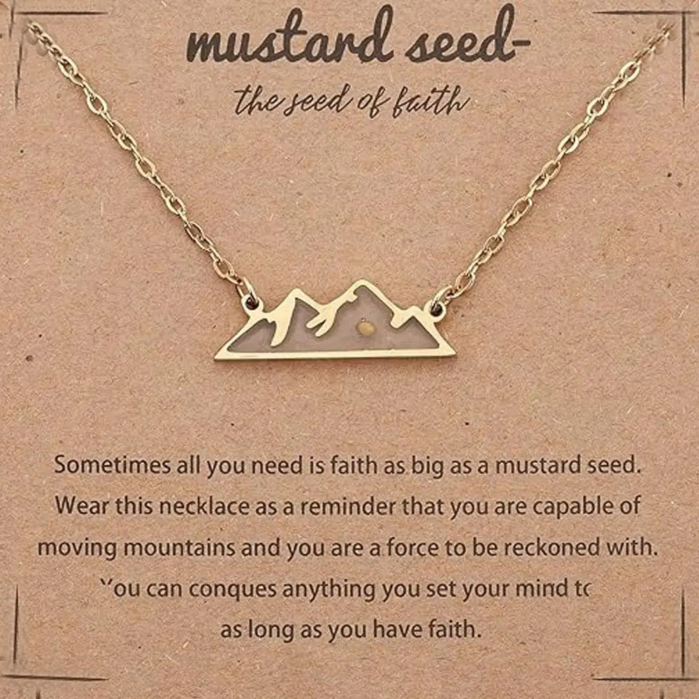 Христианский подарок горчичный цвет под золото серебряное ожерелье с кулоном