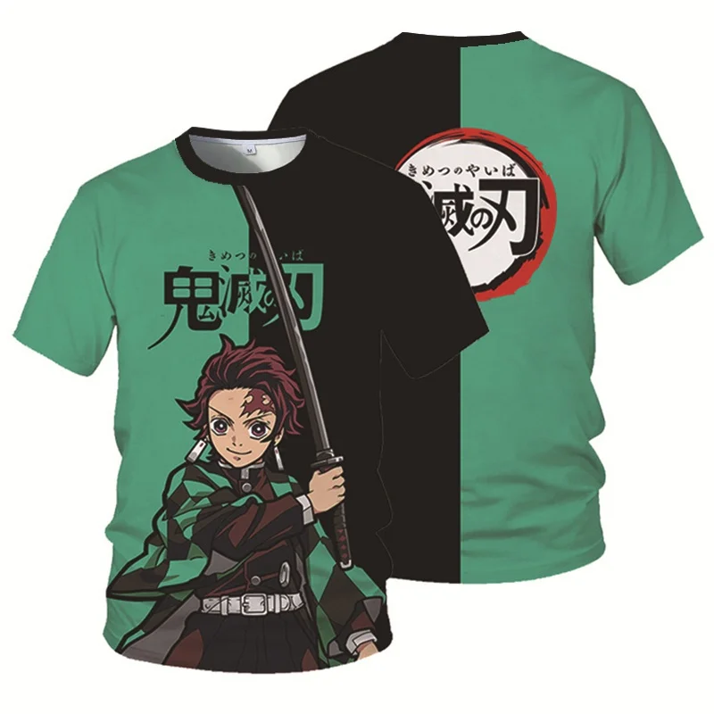 

Anime Demon Slayer T Shirt Men Women Kimetsu No Yaiba Kamado Tanjirou Agatsuma Zenitsu Tomioka Giyuu Kamado Nezuko Tops Tee