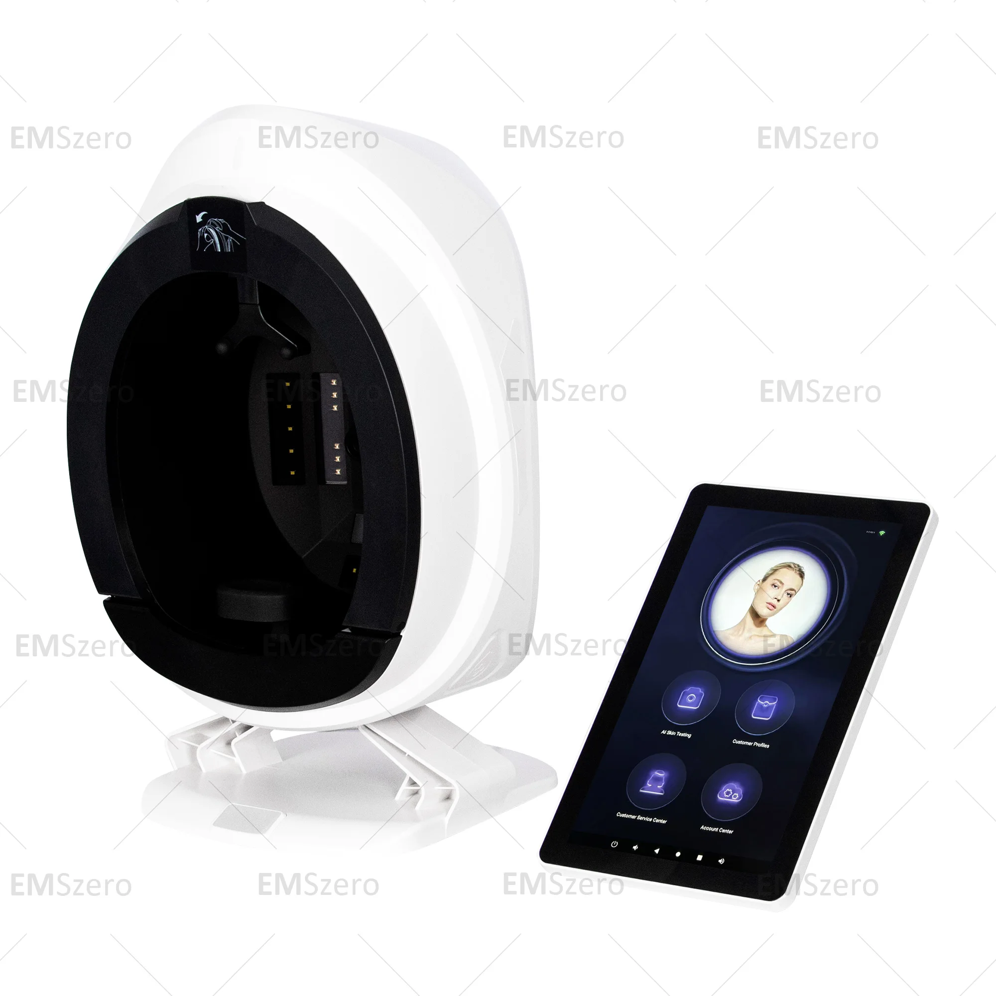 AISIA Q1 2025 3D AI Анализатор кожи лица обнаруживает задачи на коже Диагностика 8