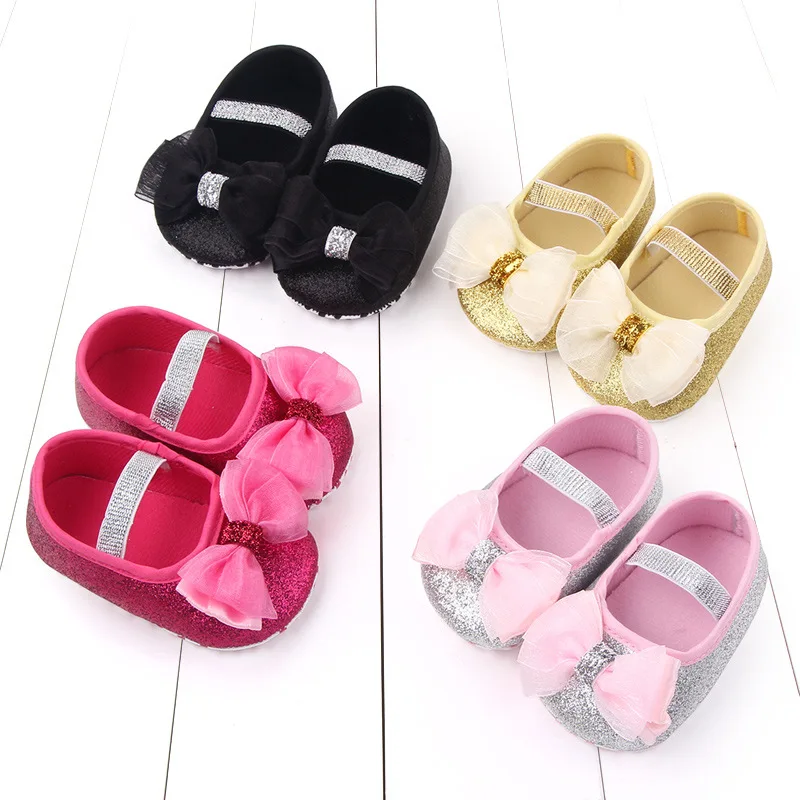 

Baby Wholesale Soft Bottom Bowknot Spring and Autumn 2458 Toddler Shoes