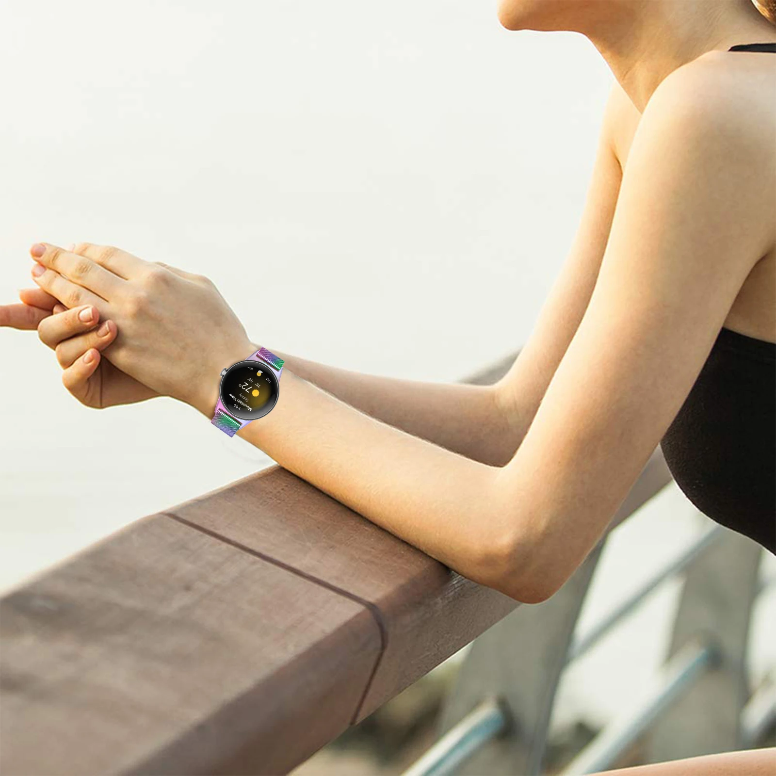 Фото Ремешок для Google Pixel Watch 2 1 3 41 мм, металлический браслет, аксессуары для часов, сменный ремешок для Pixel Watch 4. №4